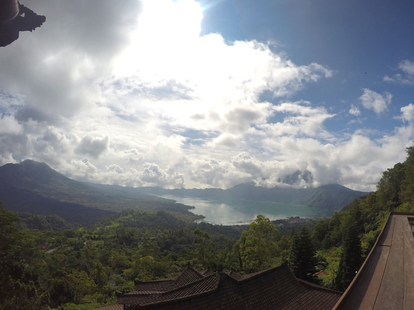 Breakfast view of Danau Batur