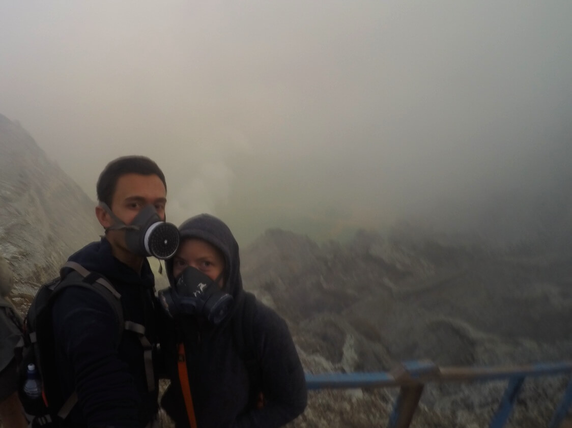 Scary times on Mount Ijen 