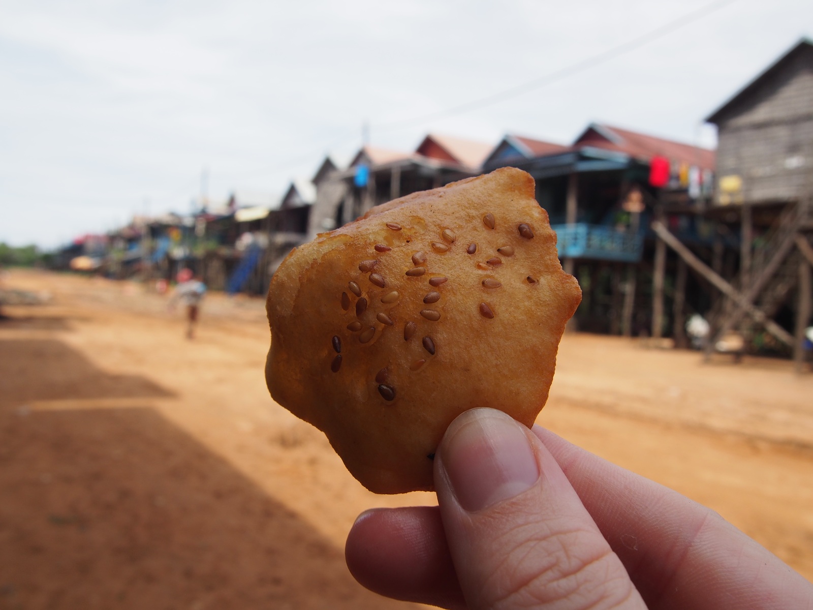 Nom Heng in the 'not-quite' floating village